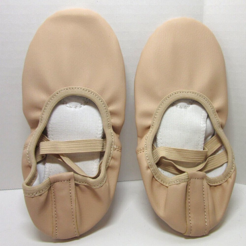 Stelle Big Kid Ballet Dance Shoe Pink Slippers 2ML Age 9-10 Leather Non-Skid NWT